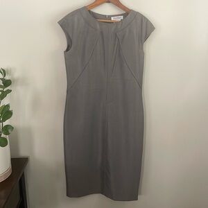 Max Mara Made in Italy Womens Size 6 Gray Linen
